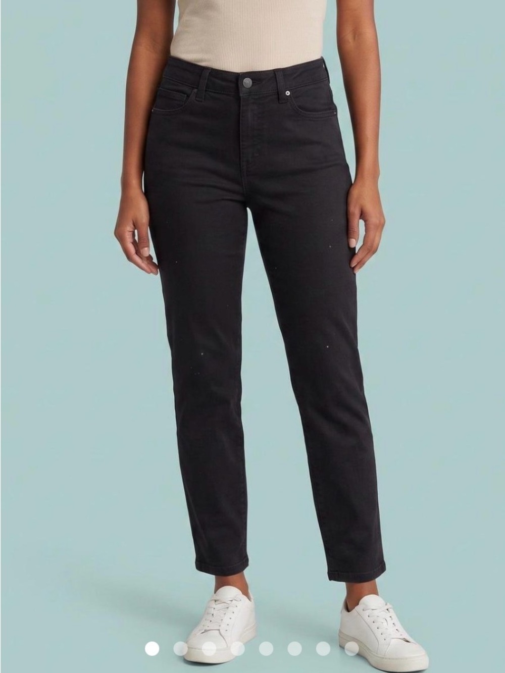 Tommy Bahama Boracay Beach High Rise Ankle Black Jeans